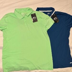 NWT set of 2 Slazenger Women’s Golf Polos Large